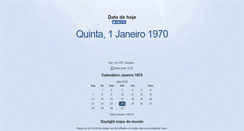 Desktop Screenshot of datadehoje.com